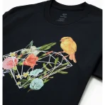 Black Diamond Supply Co Canary Flowers T-Shirt Close