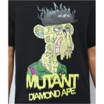Black Diamond Supply Co X Ape Military Mutant Ape T-Shirt Close