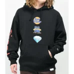 Black Diamond Supply Co X Space Jam Hook Shot Hoodie Front