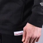 Black Diamond Supply Co. Asscher Cut Pullover Hoodie Close up