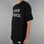 Black Diamond Supply Co. I Hate School Skate T-Shirt Side View