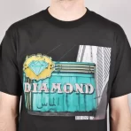 Black Diamond Supply Co. Neon Skate T-Shirt Close up