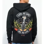 Black Diamond Supply Co. X Ape Live To Ape Zip Hoodie
