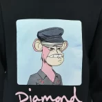 Black Diamond Supply Co. x Ape Mutant Ape Sweatshirt Close up