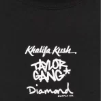 Black Diamond Supply Co. x Taylor Gang Wiz Logo T-Shirt Close up
