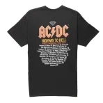 Black Diamond X AC_DC Highway To Hell Skate T-Shirt Back View