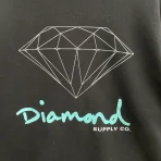 Black Vintage Diamond Supply Co. Crewneck Sweatshirt Logo