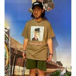 Brown Diamond Supply Co X Ape Mutant Ape Brown T-Shirt Front