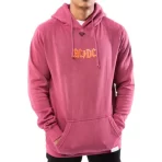 Burgundy Diamond Supply Co. AC/DC Diamond Hoodie