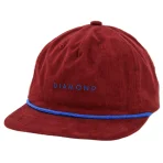Burgundy Diamond Supply Co Leeway HOL18 Snapback Hat