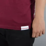 Burgundy Diamond Supply Co. Block Skate T-Shirt Close View
