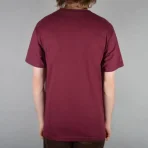Burgundy Diamond Supply Co. Diamond Life Skate T-Shirt Back View