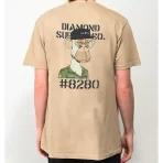 Cream Diamond Supply x Ape Military Ape T-Shirt