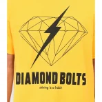 Gold Diamond Supply Co Bolt T-Shirt Close