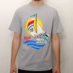 Heather Grey Diamond Lil Cutty Yacht Club Skate T-Shirt