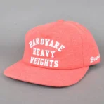 Heather Red Diamond Hardware Heavyweights Snapback Cap