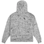 Light Grey Diamond Basquiat All Over Print Pullover Back