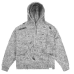 Light Grey Diamond Supply Co. Basquiat AO Print Hoodie