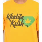 Men's Gold Diamond Supply Co Khalifa Kush T-Shirt Close
