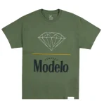 Military Green Diamond X Modelo Brilliant T-Shirt