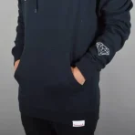 Navy Diamond Supply Co. Desert Font Pullover Hoodie Close up