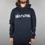 Navy Diamond Supply Co. Desert Font Pullover Hoodie