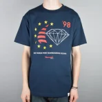 Navy Diamond Supply Co. Finest Skate T-Shirt