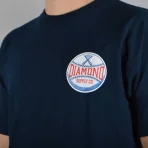 Navy Diamond Supply Co. Grand Slam Skate T-Shirt Close View