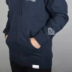 Navy Diamond Supply Co. Heavyweights Zip Hoodie Close up