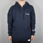 Navy Diamond Supply Co. Heavyweights Zip Hoodie Front View