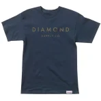 Navy Diamond Supply Co. Stone Cut T-Shirt