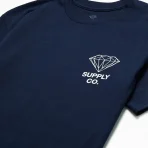 Navy Diamond Supply Co. T-Shirt Close View