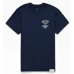 Navy Diamond Supply Co. T-Shirt