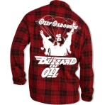 Red Diamond Supply X Ozzy Dark Idol Flannel Shirt Back