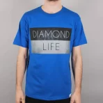 Royal Blue Diamond Supply Co Diamond Life Flag Skate Tee
