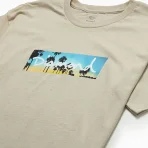 Sand Diamond Supply Co. Palm Trees Box Logo T-Shirt Close up