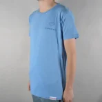 Slate Blue Diamond Supply Co. Futura Sign T-Shirt Side View