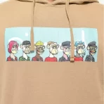 Tan Diamond Supply Co. x Ape All Gang Hoodie Close View