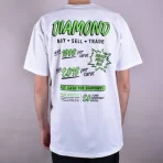 White Diamond Supply Co. Cash For Diamond Skate T-Shirt Back View