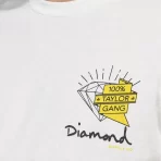 White Diamond Supply Co. Diamond x Taylor Gang T-Shirt Close up