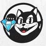 White Diamond Supply Co. Kids Diamond Cat T-Shirt Close View