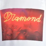 White Diamond Supply Co. Neon Diamond Skate T-Shirt Close View