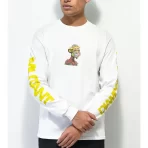 White Diamond Supply x Ape Mutant Diamond Ape L/S T-Shirt Back