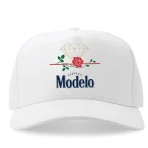 White Diamond X Modelo Box Rose Snapback Hat