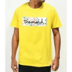Yellow Diamond Supply Co. Patchwork Box Logo T-Shirt