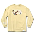 Yellow Diamond Supply X Space Jam Daffy Duck L/S T-Shirt